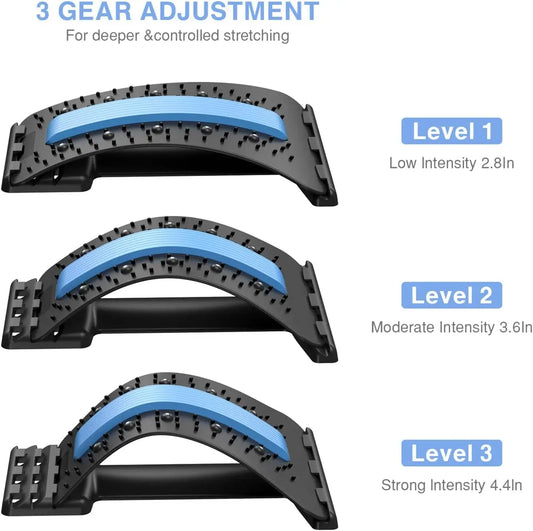Multi-Level Back Stretcher for Pain Relief